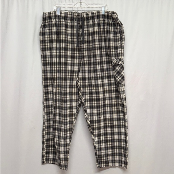 Joe Boxer Black and White plaid Pajama Pants - Picture 1 of 7